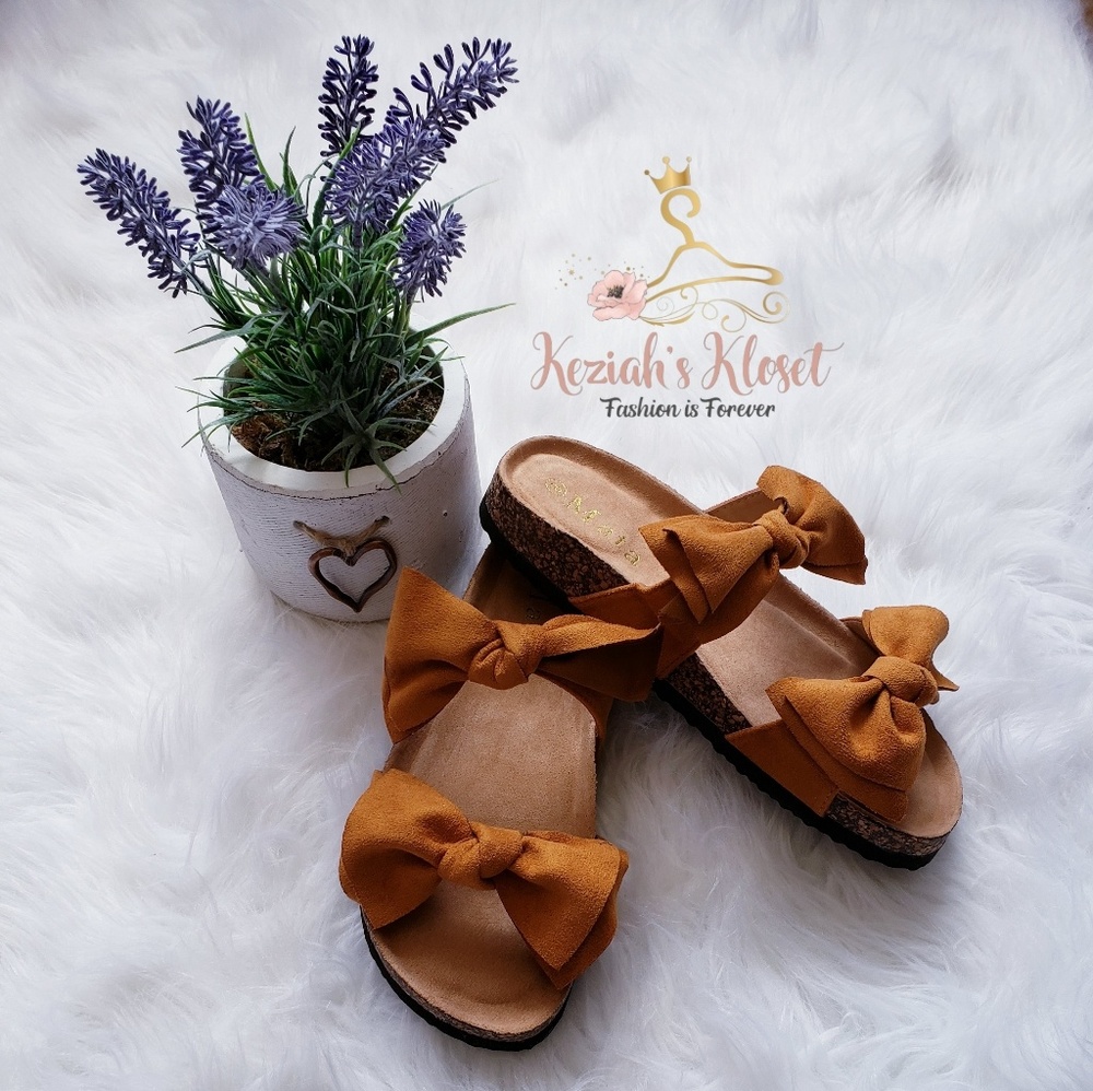 NEW Bow Accent Summer Sandals